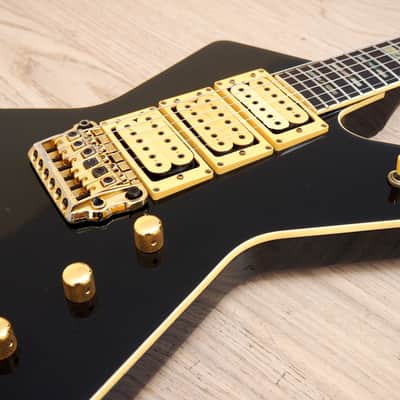 1983 Ibanez Destroyer II DT555 Triple Pickup Black w/ Gold