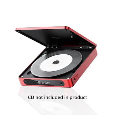 FiiO DM13 Multifunctional Portable Stereo CD Player with Long-Lasting Battery, Supports USB Ripping, Optical/coaxial/3.5mm/4.4mm outputs (Red Bluetooth) image 2