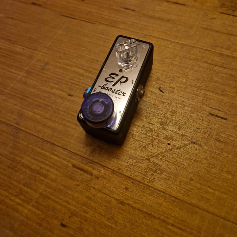 2010s Xotic EP Booster Chrome Edition White on Black