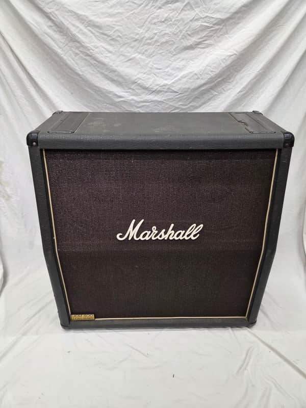 Marshall JCM 800 Lead Series Model 1960A 4x12" Angled Guitar Speaker Cabinet 1981 - 1984 - Black (C013-A11) image 1