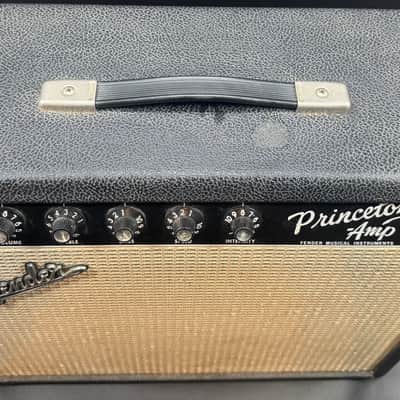 Fender Princeton Reverb 12-Watt 1x10" Guitar Combo 1966 - Black Panel image 5