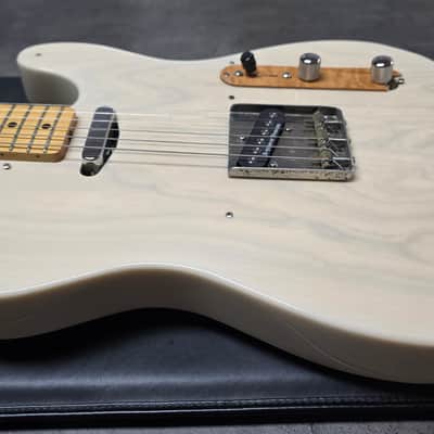 ESP Vintage Telecaster 80s Ash Body White Blonde MJ Japan MIJ 1980's Tele Fender Headstock 400 series TE Guitar image 10