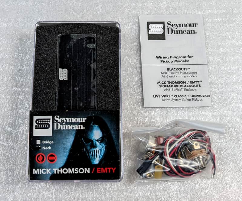SEYMOUR DUNCAN Mick Thomson Blackouts EMTY AHB-3N Active 7-String Neck Pickup - NEW image 1