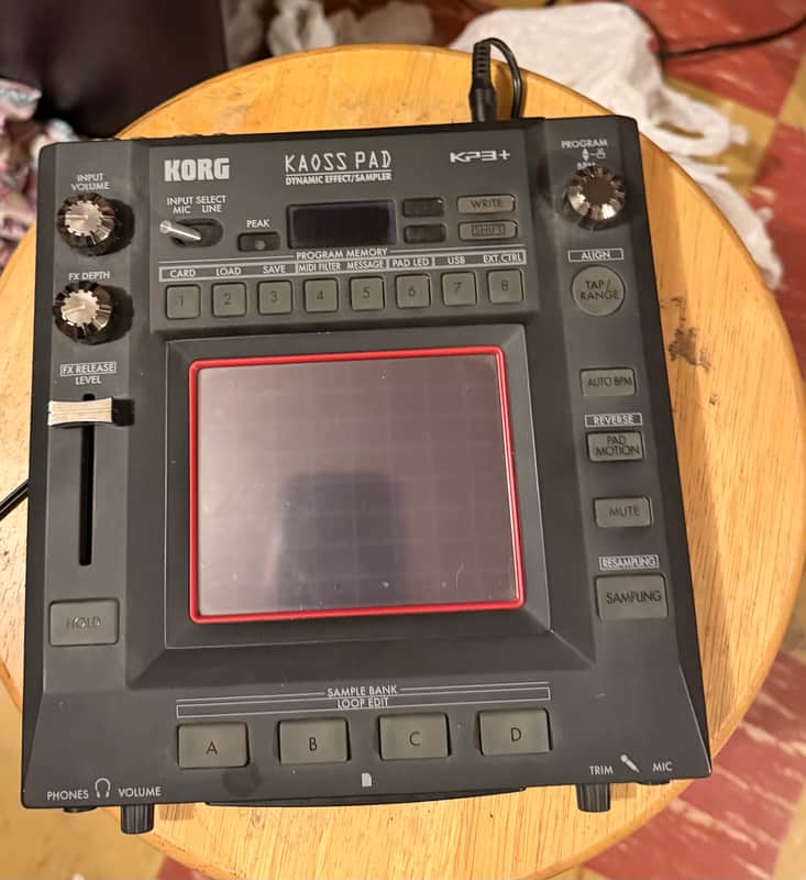 Korg KP3+ Kaoss Pad 3 + Dynamic Effects Unit/Sampler