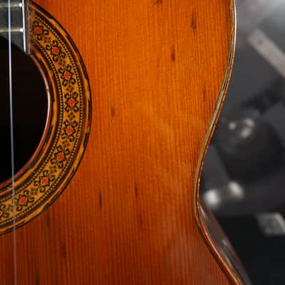 Tunesavuro/Tsunesaburo Kurosawa No. 4 Handmade Japan Classical Guitar 1970 w/ Hard Case image 10