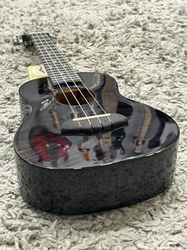 LAILA UFG-2313 FO HG BLACK - hi gloss concert ukulele image 1
