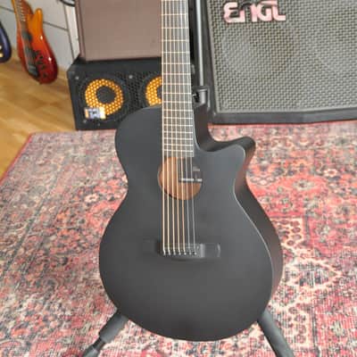 IBANEZ AEG721 BOT Black Out / 7-String Acoustic-Electric / AEG721-BOT / PW250400339 image 2