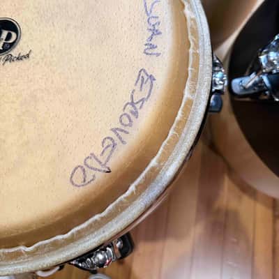 *WOW!* LP Latin Percussion E-Class Quinto/Conga/Tumba Trio Set w/ Signed Heads from Escovedo Family! image 7