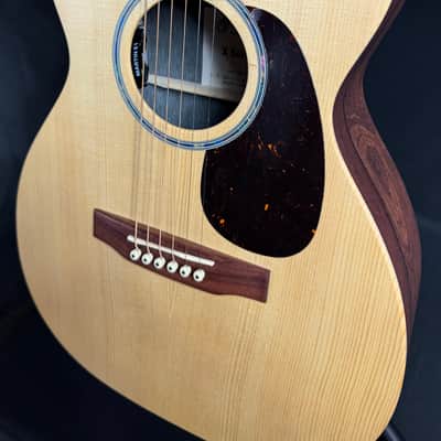 Martin 0-X2E Cocobolo Parlor Acoustic-Electric Guitar Natural w/ Gig Bag (058) image 7