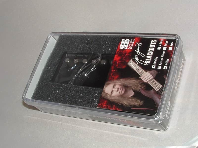 Seymour Duncan Jeff Loomis Blackouts 6 String  Bridge  (Black)  New with Warranty image 1