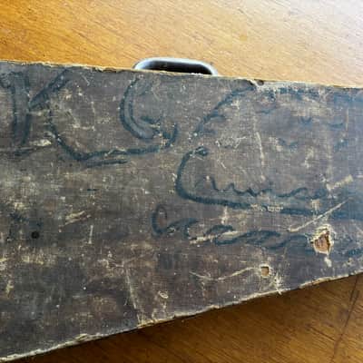 Vintage 1956 Danelectro Hardshell Case – Generously Relic'd by Time, Wildlife, and "KC" image 2