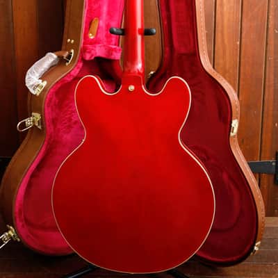 Epiphone Inspired by Gibson Custom 1959 ES-335 Cherry Red Electric Guitar & Hardcase image 12