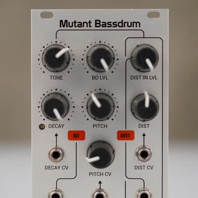 Hexinverter Mutant Bassdrum Eurorack Synthesizer Module #58490 image 3