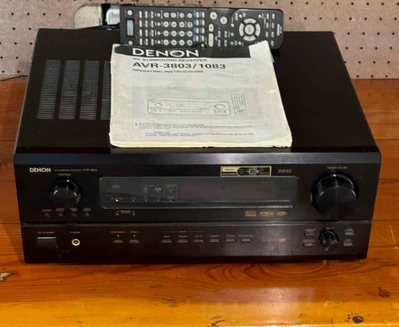 Denon AVR-3803 Receiver - 2002 - Black Matte