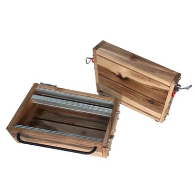 4U / 56hp LUNA Eurorack Case + LID • Walnut • Rails + Trheaded strips • Unpowered • Ready to ship image 8