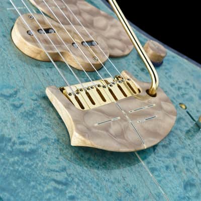Jersey Girl Homemade Guitars Tapa-Verblet - 2025 - Holographic Blue - 25+ Year Old Carved-Maple Top. NEW, (Authorized Dealer) image 11