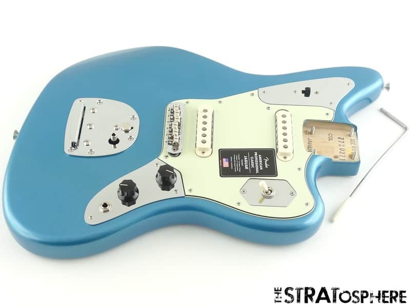 Fender American Professional Classic Jaguar LOADED BODY Faded Lake Placid Blue image 1