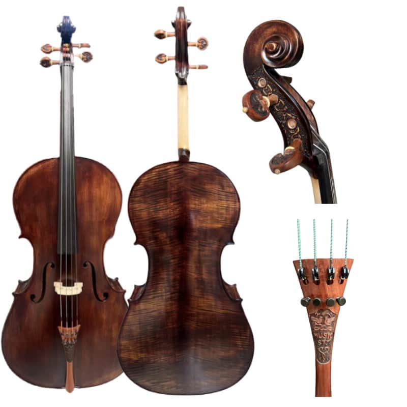 Copy Stradivari Song profession master Cello 4/4 Old spruce , 100% Hand Made image 1