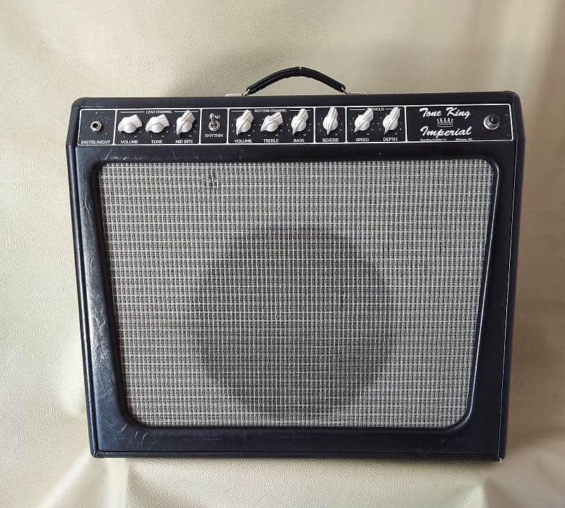 Tone King Imperial - Custom Black Naugahyde Tolex image 1