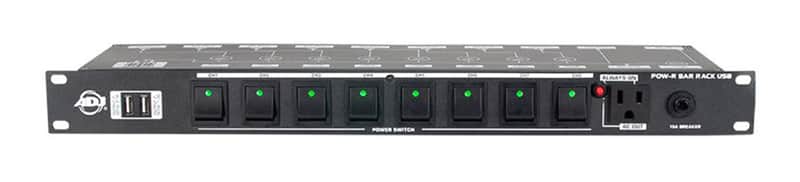 ADJ POW-R BAR RACK USB Rackmount AC Power Center image 1