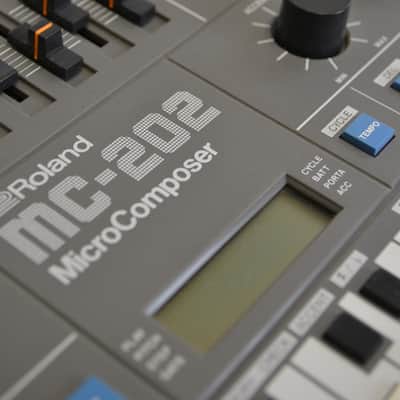 Roland MC-202 MicroComposer 1983 - 1985 - Gray image 8
