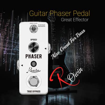 Rowin Guitar Phaser Pedal – Analog Phase Effect, Vintage/Modern Modes, True Bypass, Mini Size image 2