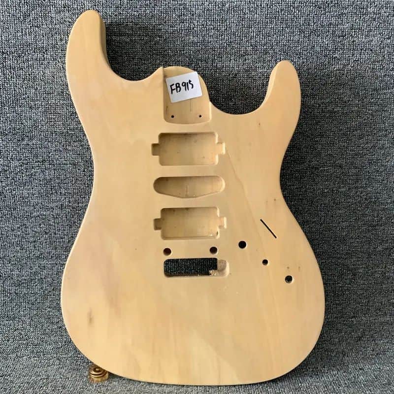 Unfinished HSH Guitar Body with 2 Point Tremolo image 1