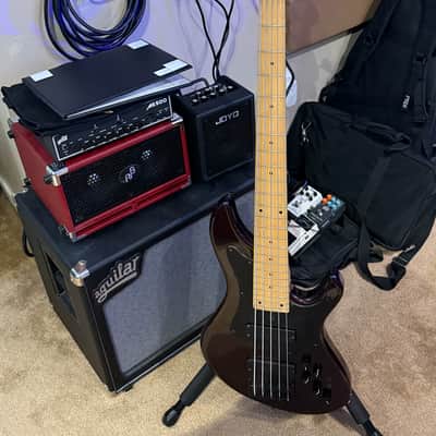 Sago 5 String Bass with Active Bartolini Electronics 2015-2020 - Gloss Laquer image 1