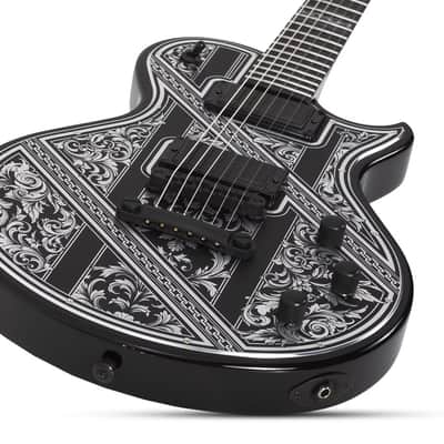 Schecter Solo-II Przym Palladium Gloss Black image 2
