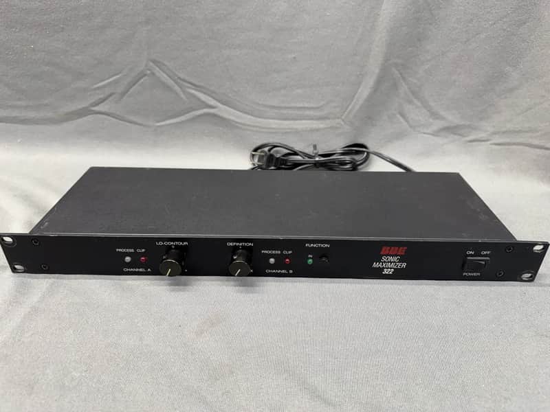 Vintage BBE 322 Sonic Maximizer Rack Mount 322 1990s - Black image 1