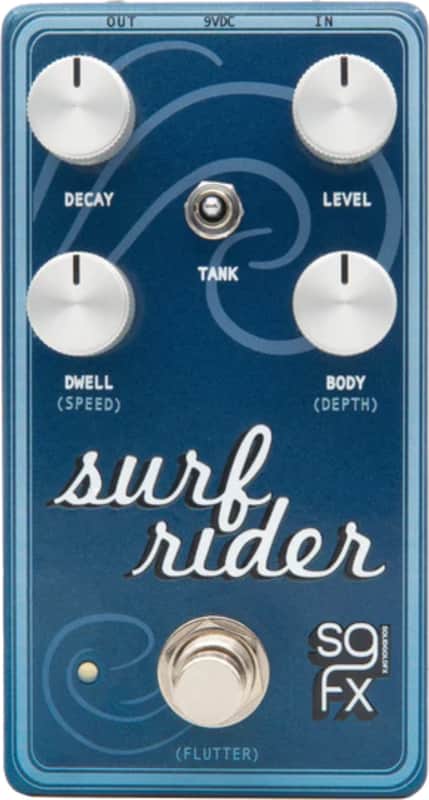 SolidGoldFX Surf Rider IV Reverb Effects Pedal image 1