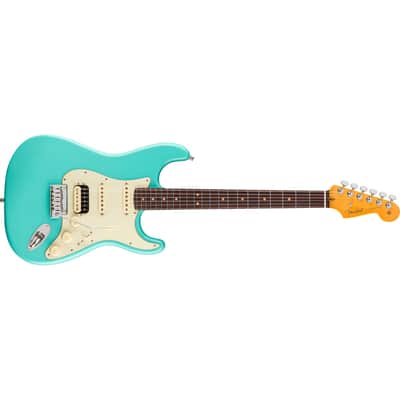 Fender American Ultra Luxe Vintage '60s Stratocaster® HSS, Rosewood Fingerboard, Sea Foam Green Electric Guitar image 1