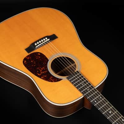 2014 Martin Standard Series HD-28 - Natural | USA All Solid Dreadnought Acoustic Guitar Scalloped X-Bracing Herringbone Binding 42.9mm Nut | OHSC image 8