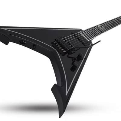 Schecter RavenDark V FR Abbath Signature Gloss Black with Silver Pinstripes image 2