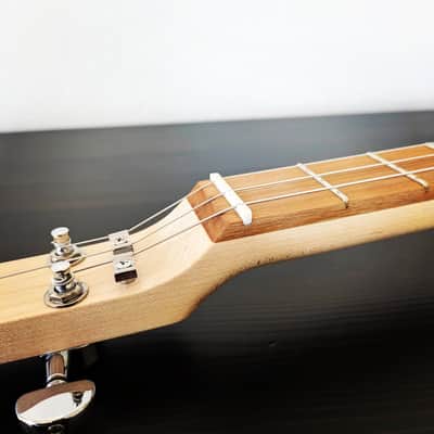 Smokin G Guitars 3 String Electric Cigar Box Guitar 2025 - Maple/Walnut image 8