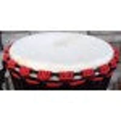 60CM CARVED DJEMBE - FLAME image 3