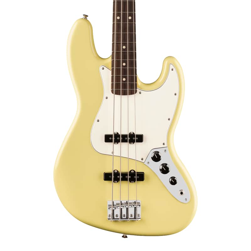Used Fender Player II Jazz Bass - Hialeah Yellow w/Rosewood FB image 1