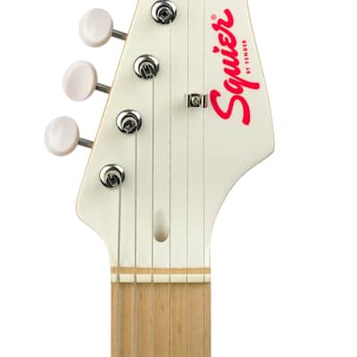 New Squier Hello Kitty Stratocaster White w/Hello Kitty Graphics #CYKF25009084 image 5