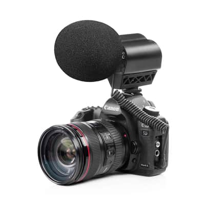 Saramonic VMIC-Stereo, camera-mount XY stereo condenser microphone image 5