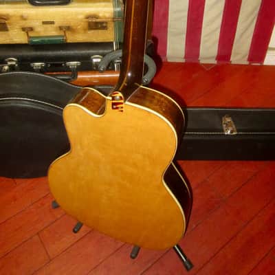 1954 Kay Old Kraftsman K-161 Thin Twin Jimmy Reed Flamed Maple Blonde image 6