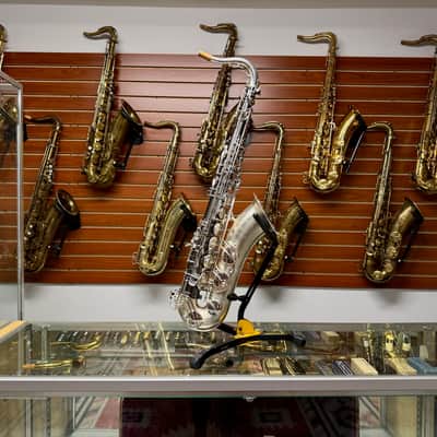 Cannonball Hotspur T5 Silver Black Big Bell Stone Series Tenor Saxophone image 6