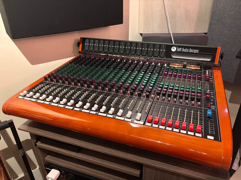 Toft Audio Designs Series ATB 16 Channel Console with Meterbridge 2010s - Black image 1