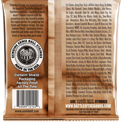 ERNIE BALL 2144 Earthwood Phosphor Bronze 013-056 Saiten für Akustikgitarre Medium image 2