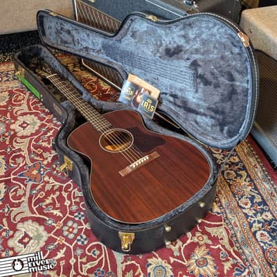Iris JB Natural All Mahogany w/ Tortoise binding and pickguard Acoustic Guitar- Used image 11