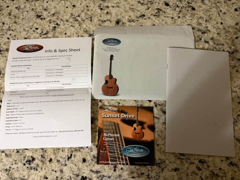 McPherson Acoustic Guitar Catalog image 1