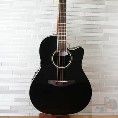 Ovation CS24-5-G E-Acoustic Guitar Celebrity Standard Mid Cutaway - Black image 12
