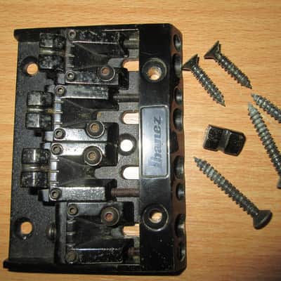 Ibanez Omni Adjust Bass Bridge 1990 Black image 1