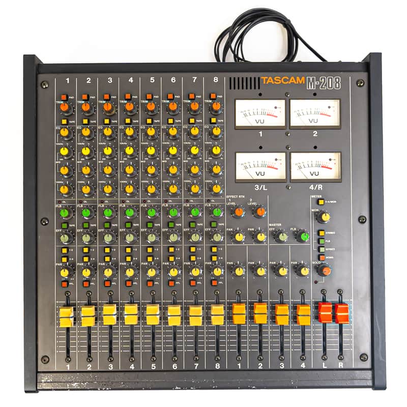 Tascam M-208 Analog Mixer – Vintage 8-Channel Warmth & Character image 1