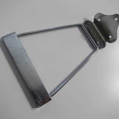 Gibson Acoustic 12 String Guitar Tailpiece Authentic Vintage Part Circa-1960s-Chrome image 3