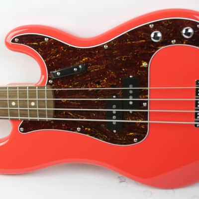 Fender  Squier Classic Vibes Bass Fiesta Red image 3